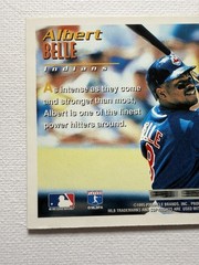 1995 Summit Bat Speed Albert Belle Nth Degree Cleveland Indians Insert #187