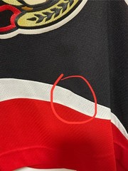 Ottawa Senators CCM hockey Jersey blank Mens XL