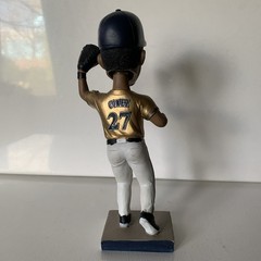 8” Carlos Gomez 2013 Bobblehead Milwaukee Brewers No.27 Gold and White Uniform