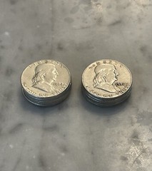 [Lot of 10] Franklin –Half – 90% Siver -D0IIar Choose How Many Lots of 10!