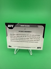 TOPPS NOW UFC HENRY CEJUDO #323 RETIRES 12.6.25 UFC 327