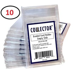 10 Empty Graded Card Holders/Slabs | Professional Quality | New Bulk Wholesale
