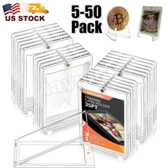 Magnetic Trading Game Sports Card Holders One-Touch UV Protection 5-50 Pack 35pt