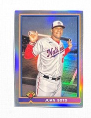 Juan Soto ~ 2021 Bowman Chrome ~ 1991 Throwback Refractor #91B-JS