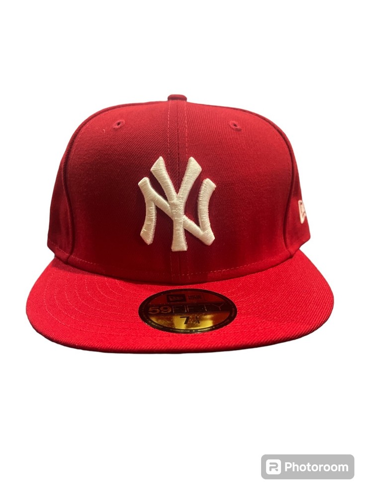 Authentic New Era MLB OnField 59Fifty Fitted Cap NY Yankees Red/White