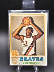 1973-74 Topps 135 Bob McAdoo Rookie Card Braves EX