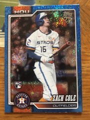 2026 Topps Series 2 Zach Cole Blue Foil (RC) /150 #601 Astros