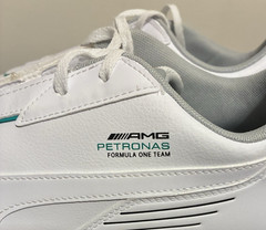 PUMA Mercedes AMG Petronas F1 Racing Team Men’s Size 14 White Sneakers Shoes NEW