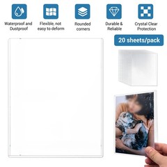 Rigid Print Protectors Hard PVC Document & Photo Sleeves 4×6”/ 5×7”/ 6×9”