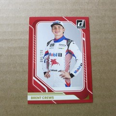 Brent Crews 060/299 2026 Donruss RED #1 Joe Gibbs Racing NASCAR
