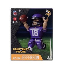Justin Jefferson NFL Minnesota Vikings McFarlane Construct A Figure – 2 Inches