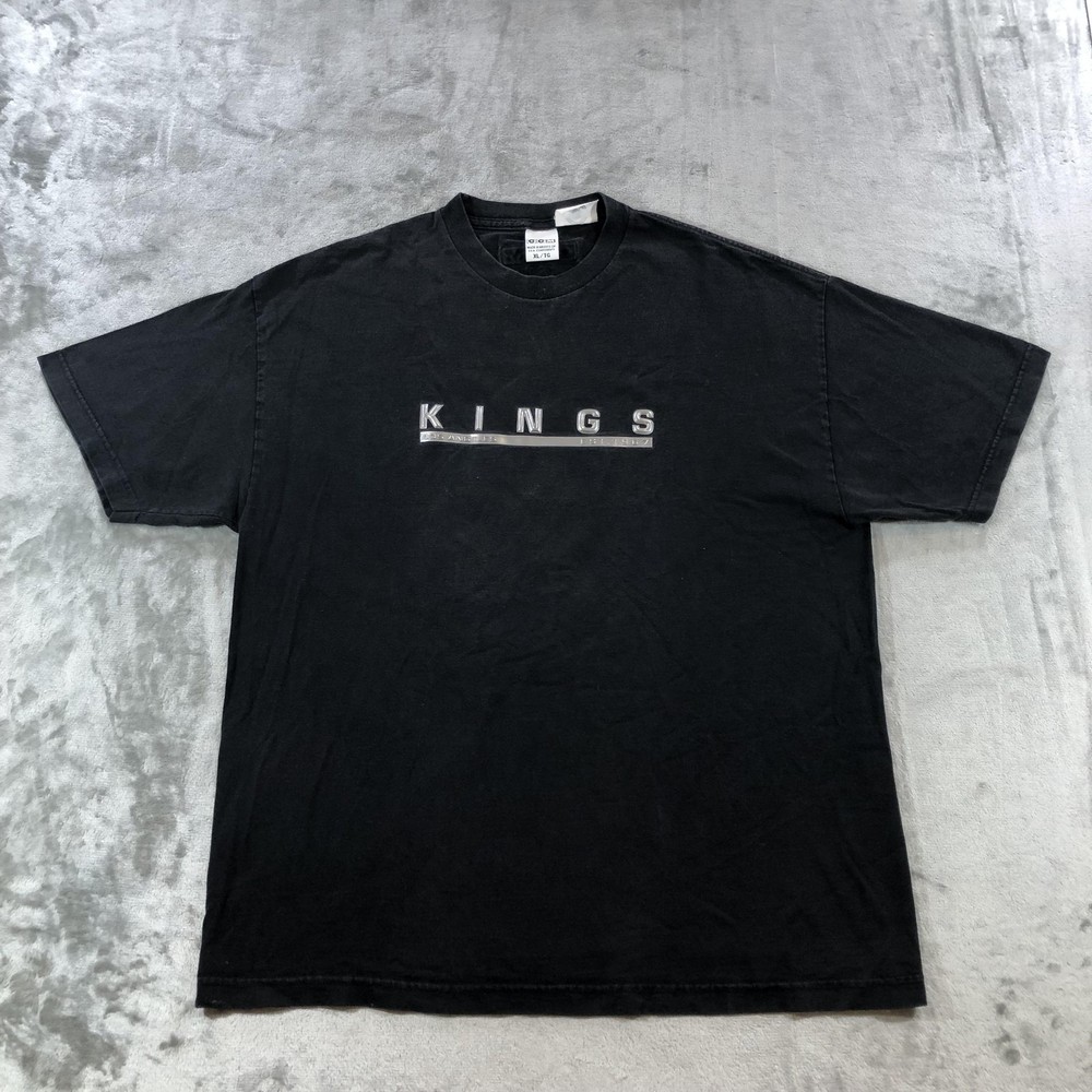 Vintage Los Angeles Kings Shirt Mens XL Black NHL Hockey CCM Est 1967 Tee