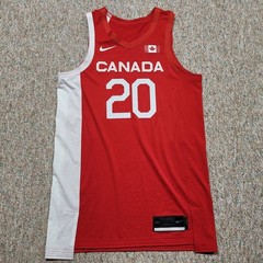 Canada Team Issued Jersey Size 48 Nike 2020 Olympics Mens Basketball + 4