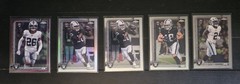 2025 Topps Chrome Football Lot of 5 Raiders RCs Mixed Players