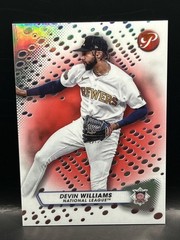 2023 Topps Pristine DEVIN WILLIAMS Red Pristine Pulsar Refractor /5 #297