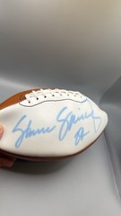 Wilson Football Signed Autograph Unknown Signature White Panel USA