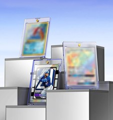 50Ct Magnetic Card Holder, 35Pt One Card Holder Touch, U-V Protectors Hard Plast