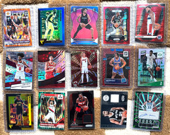 Lot of 181 MLB, NFL, NBA (& Other) ALL Autographs, Relics, & Numbered Cards