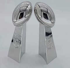 1 pc NFL Vince Lombardi Trophy Mini 4” Trophy League TeamSports Football Fantasy