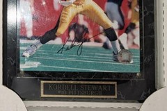 NFL Pittsburgh Steelers KORDELL STEWART Signed Framed 12×7 W/ COA – Rare New