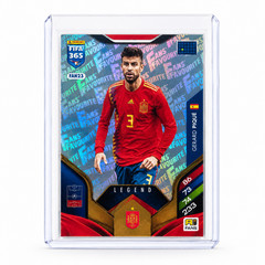 Gerard Pique (Fans Favorite Silver Legend) FAN23 | Panini FIFA 365 Adrenalyn XL