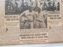 1927 SPORTING NEWS BASEBALL MAGAZINE ORIGINAL 4 28 1927