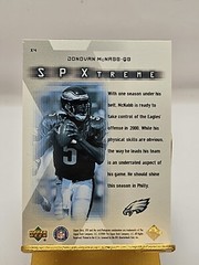 DONOVAN MCNABB 2000 Upper Deck SPx SPXTREME INSERT #4 PHILADELPHIA EAGLES