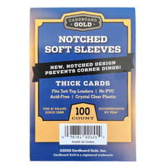 5000 CBG Premium Easy Glide Notched Easy Load THICK Card Soft Sleeves 🔥 🔥