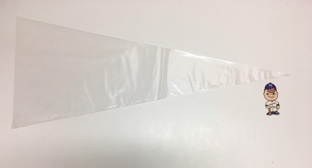 25x Plus 1 Soft Pennant Sleeve Bag 3 Mil Polyethylene Case Holder 12.5×31.5