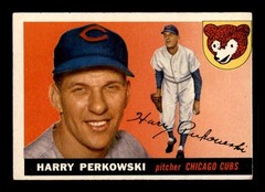 1955 Topps #184 Harry Perkowski DP VG/VGEX X3462327