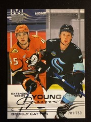 2025-26 Upper Deck Extended Series Young Guns Checklist Sennecke / Catton #740