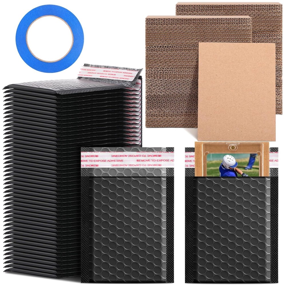 Cardboard Sheets & Poly Bubble Mailers – 301 Pcs
