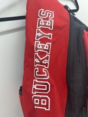 Ohio State Buckeyes Backpack One Strap Triangular Shape Divided Inside Pockets