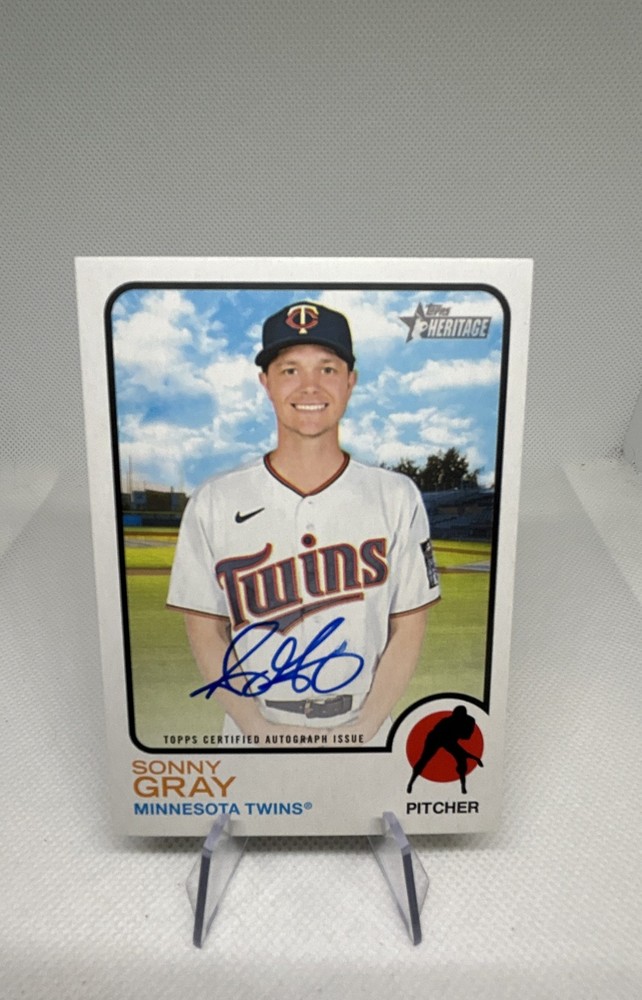 2022 Topps Heritage High Number Real One Autographs Sonny Gray #ROA-SG (AU) E381