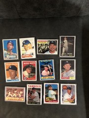 (12) 1990s Mickey Mantle Topps China Porcelain Card Lot w/ 1952 – NY Yankees