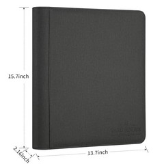 Toploader Binder Holds 288 Toploaders 9 Pocket Top Loader Binders for 3 x 4”