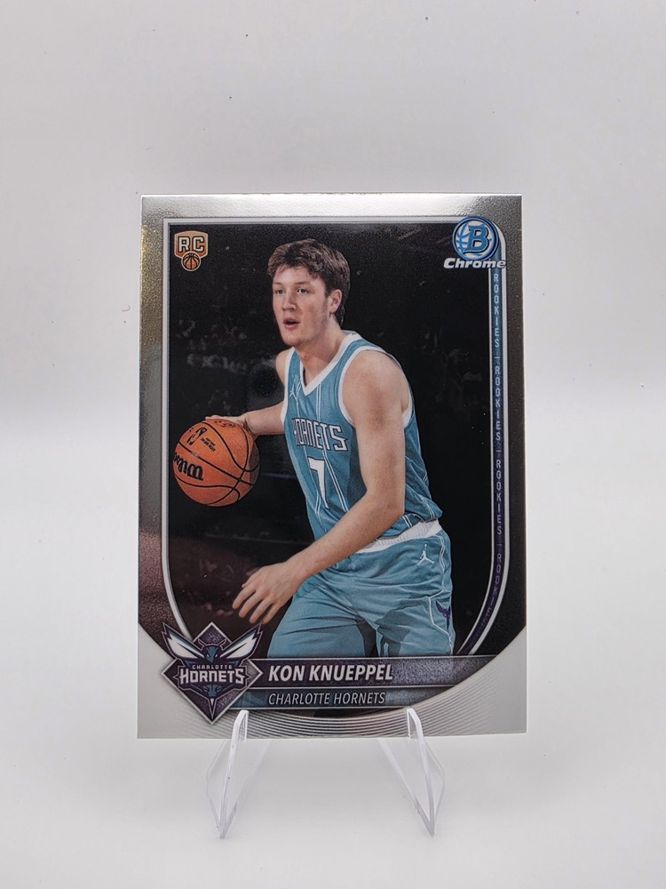 2025-26 Bowman Basketball Kon Knueppel RC BCV-4 Rookie Hornets Chrome