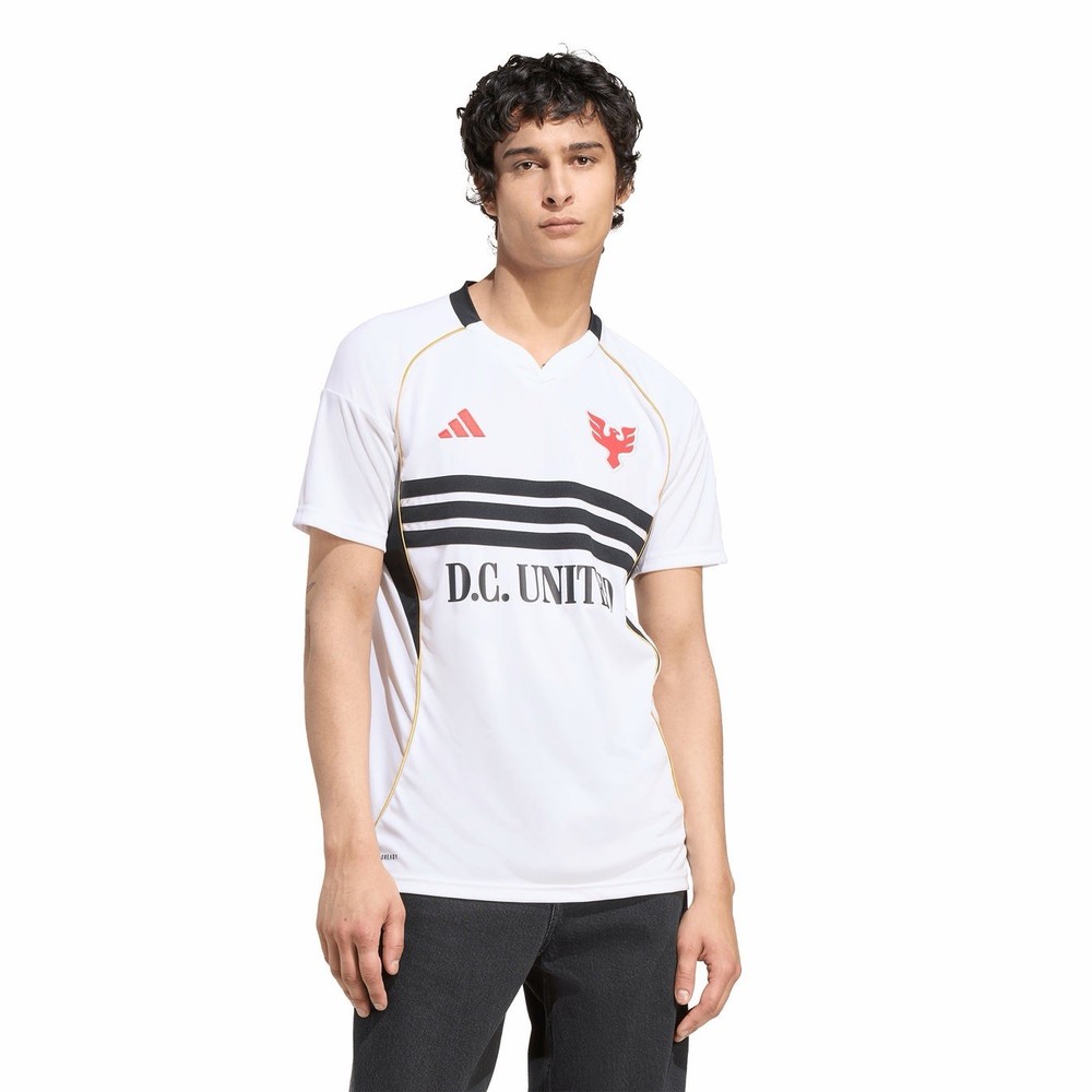 adidas dc united REPLICA 25/26 Third Jersey Slim Fit(White)(JI7353)Select SZ
