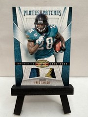 2008 Donruss Gridiron Gear Fred Taylor Jaguars Plates & Patches PP-4 /100