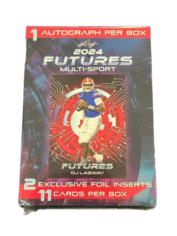 2024 Leaf Futures Multi-Sport Blaster Box 1 Auto Per Box FACTORY SEALED