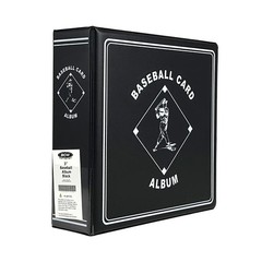BCW Supplies 3″ Baseball Album – Black | Premium Durable Binder for 90 Baseba…