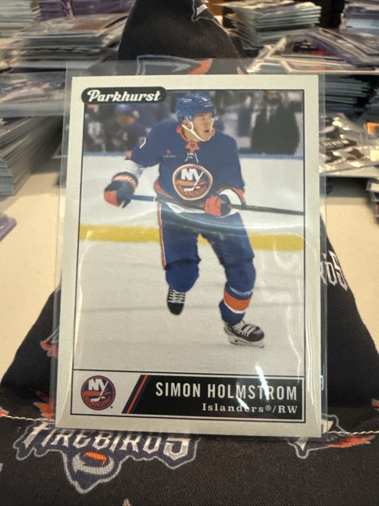 2025-26 Parkhurst Gum Back /299 Simon Holmstrom NY Islanders