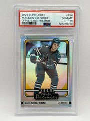 2024-25 Rookie #P-96 Macklin Celebrini O-Pee-Chee Premier PSA 10