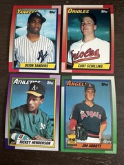 1990 Topps Baseball Lot (544 Cards) NoDup’s. NRMT-MT. See Description For Detail