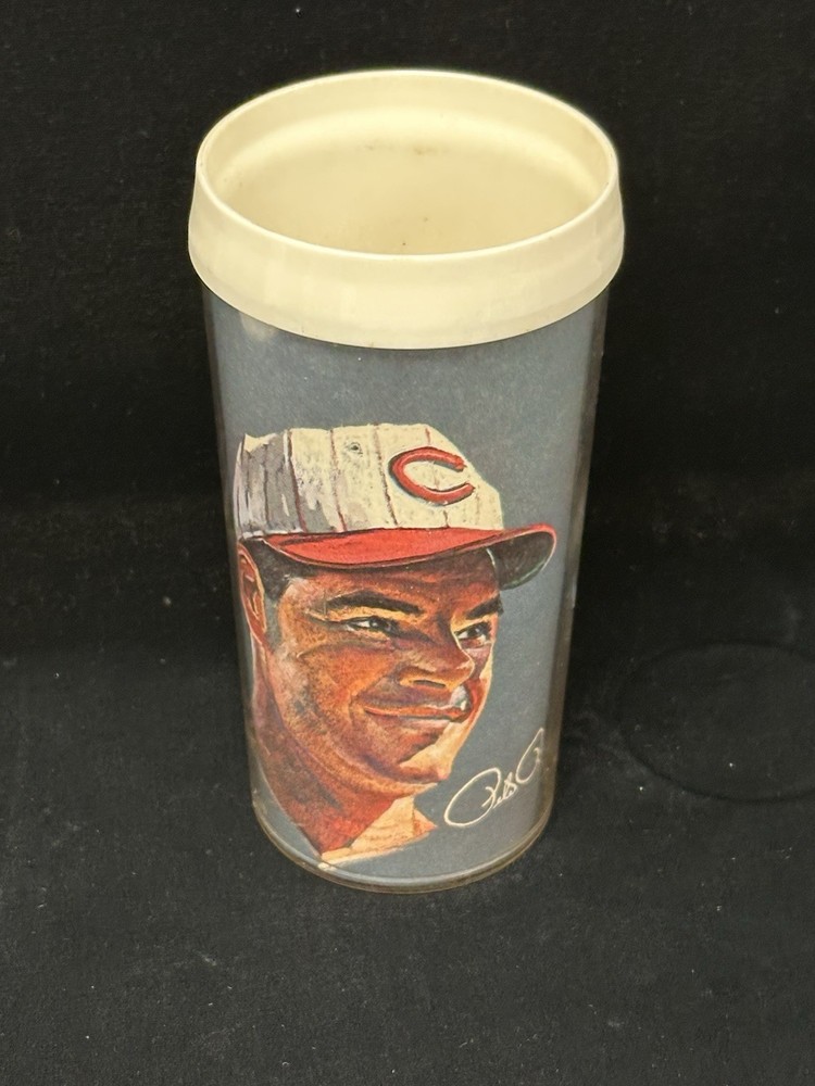 Vintage 1966 Volpe 5.75” Plastic Cup – Pete Rose Cincinnati Reds – Excellent