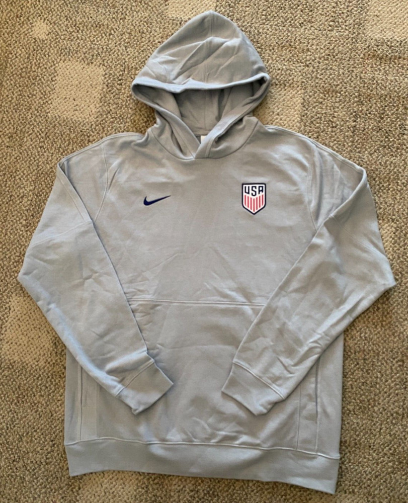 Nike USA Travel Hoodie Soccer Sweatshirt Patriotic Olympics DH4829 $90 Men’s Lg
