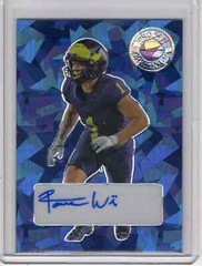 2023 LEAF PRO SET METAL ROMAN WILSON ROOKIE/RC AUTO #3/10 STEELERS MICHIGAN