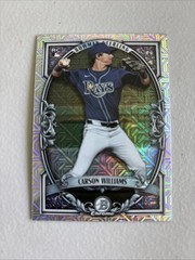 2026 Bowman Chrome Baseball Carson Williams #BST-15 Sterling Mojo Refractor Rays