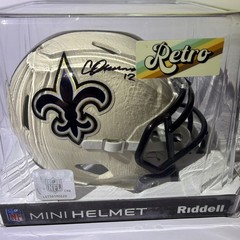 Chris Olave signed mini helmet RETRO!!!