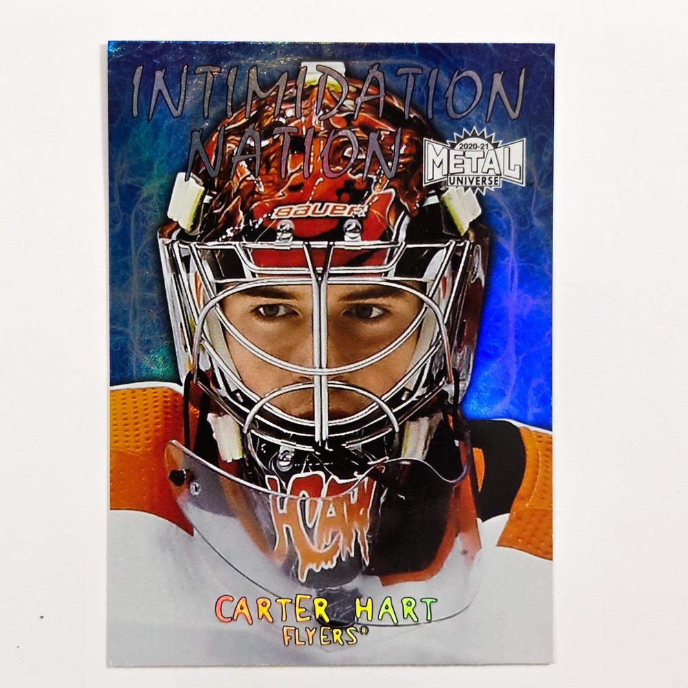 2020-21 Skybox Metal Universe – Intimidation Nation Carter Hart #IN-14